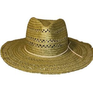 rag & bone Elle Perf Straw Fedora